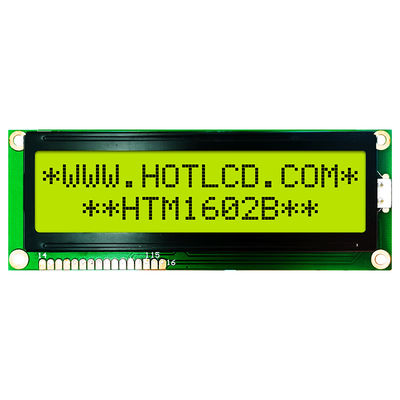 esposizione di carattere LCD media 16x2 con la lampadina verde HTM1602B